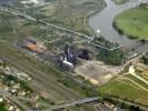 Photos aériennes de "moselle" - Photo réf. T062633 - Le site du Haut-Fourneau d'Uckange en Moselle est conserv pour raconter l'histoire de cette usine de production de fonte.