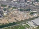 Photos aériennes de "centre" - Photo réf. T063767 - L'tat d'avancement du chantier du Centre Pompidou de Metz le 28/08/2007