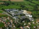 Photos aériennes de "collège" - Photo réf. T068426 - Le lyce-collge de Delle dans le Territoire de Belfort.