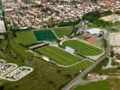Photos aériennes de "Doubs" - Photo réf. T068585 - Un complexe sportif  Pontarlier (Doubs).