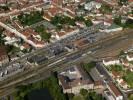 Photos aériennes de "gare" - Photo réf. T068636 - La gare de Lunville (Meurthe-et-Moselle).