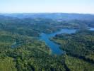 Photos aériennes de "lacs" - Photo réf. T069534 - Le lac de Pierre-Perce est un lac artificel qui a ncessit que des villages entiers soient engloutis.