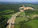 Photos aériennes de Villersexel (70110) - Autre vue | Haute-Saône, Franche-Comté, France - Photo réf. T070959 - Le Chantier de la LGV Rhin-Rhne