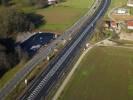 Photos aériennes de "moselle" - Photo réf. T071039 - Quelques jours avant l'inauguration d'une nouvelle route  Rupt-sur-Moselle (Vosges).