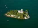 Photos aériennes de "châteaux" - Photo réf. T071546 - Fr : L'Ile de Loreto, Lac d'Iseo, Italie. It : Isola di Loreto, Lago d'Iseo, Italia.