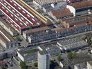 Photos aériennes de "motrice" - Photo réf. T072804 - Il s'agit des usines Alstom o sont fabriques les motrices de TGV.