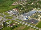 Photos aériennes de "centre" - Photo réf. T076056 - La zone commerciale de Marnay en Haute-Sane.