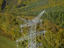 Photos aériennes de "moselle" - Photo réf. T083031 - Une tte de pylone de la ligne trs haute tension entre Vigy et Marlenheim en Moselle.