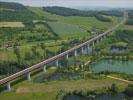 Photos aériennes de "riviere" - Photo réf. T084277 - Le viaduc de la Moselle situ sur la ligne du TGV Est (Meurthe-et-Moselle).