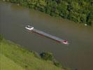 Photos aériennes de "riviere" - Photo réf. T084433 - Une Pniche sur la Moselle