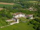 Photos aériennes de "chateaux" - Photo réf. T084549 - Le Chteau de Moncley (Doubs) fut construit en 1778.