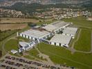 Photos aériennes de "zone" - Photo réf. T084579 - Une usine de la zone industrielle d'Oeting en Moselle.