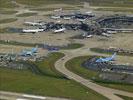 Photos aériennes de "aerodrome" - Photo réf. T084581 - Une vue gnrale des parking avion de l'aroport d'Orly.