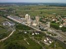 Photos aériennes de "moselle" - Photo réf. T087159 - La cimenterie de Hming en Moselle.