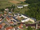 Photos aériennes de "chateaux" - Photo réf. T087398 - Il s'agit de la Maison Mre des Soeurs de la Divine Providence,  Saint-Jean-de-Bassel en Moselle.