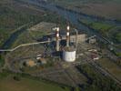 Photos aériennes de "moselle" - Photo réf. T088518 - La centrale lectrique de Richemont (Moselle).