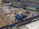 Photos aériennes de "centre" - Photo réf. U089112 - L'tat d'avancement du chantier du Centre Pompidou de Metz le 18/03/2009