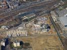 Photos aériennes de "centre" - Photo réf. U089114 - L'tat d'avancement du chantier du Centre Pompidou de Metz le 18/03/2009