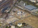 Photos aériennes de "centre" - Photo réf. U089115 - L'tat d'avancement du chantier du Centre Pompidou de Metz le 18/03/2009