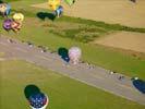 Photos aériennes de "montgolfière" - Photo réf. U091671 - Dimanche 26-07-2009 : La Mongolfire du film Walt Disney L-haut.