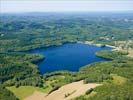 Photos aériennes de "lacs" - Photo réf. U092847 - Le Barrage Mazeaud et l'tang Pierre Millier