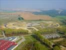 Photos aériennes de "nouveau" - Photo réf. U097615 - Le nouveau trac du circuit de la base de Chambley.