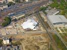 Photos aériennes de "centre" - Photo réf. U099506 - L'tat d'avancement du chantier du Centre Pompidou de Metz le 15/10/2009