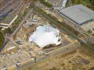 Photos aériennes de "centre" - Photo réf. U099507 - L'tat d'avancement du chantier du Centre Pompidou de Metz le 15/10/2009