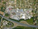 Photos aériennes de "zone" - Photo réf. U100073 - La Zone industrielle en vue verticale.