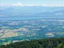 Photos aériennes de "Plan" - Photo réf. U100104 - On aperoit le Mont-Blanc en arrire-plan.