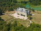Photos aériennes de "Chateau" - Photo réf. U100177 - Le Chteau de Vaillre a t construit au 19me sicle.