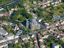 Photos aériennes de "église" - Photo réf. U100193 - La Basilique Sainte-Clothilde a t leve en 1898 par l'architecte rmois Alphonse Gosset.