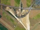 Photos aériennes de "echangeur" - Photo réf. U100206 - Le chantier de contournement de Reims par l'A4, ici un changeur.