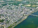 Photos aériennes de "Fleuve" - Photo réf. U100452 - Saumur et son Chteau font partie du Val de Loire class au Patrimoine Mondial de l'UNESCO.