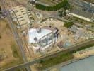 Photos aériennes de "centre" - Photo réf. U100510 - L'tat d'avancement du chantier du Centre Pompidou de Metz le 05/08/2009