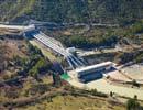 Photos aériennes de "EDF" - Photo réf. U101717 - La centrale hydrolectrique de Saint-Estve-Janson. (Bouches-du-Rhne)