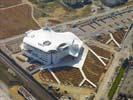 Photos aériennes de "centre" - Photo réf. U101989 - L'tat d'avancement du chantier du Centre Pompidou de Metz le 18/04/2010.