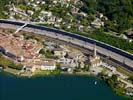 Photos aériennes de Bissone (CH-6816) - Bissone | , Ticino, Suisse - Photo réf. U107229