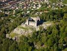 Photos aériennes de "UNESCO" - Photo réf. U108174 - Les chteaux de Bellinzona figurent depuis l'an 2000 sur la liste du patrimoine culturel mondial de l'UNESCO.