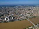 Photos aériennes de "centre" - Photo réf. U109347 - Pas moins de 1810 hectares du centre ville de Bordeaux ont t inscrits sur la liste du Patrimoine mondial de l'UNESCO.