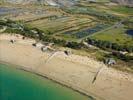 Photos aériennes de "littoral" - Photo réf. U109899 - Les vestiges de la guerre sont bien prsents sur la plage de Saint-Clment-des-Baleines.