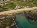 Photos aériennes de "littoral" - Photo réf. U109925 - Une plage de Sainte-Marie-de-R sur l'Ile de R.