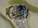 Photos aériennes de "UNESCO" - Photo réf. U110014 - Le Mont-Saint-Michel et sa baie sont classs au Patrimoine Mondial de l'UNESCO. 