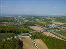 Photos aériennes de "Rhin" - Photo réf. U111544 - Le Viaduc de la Savoureuse de la LGV Rhin-Rhne qui relie Dijon  Mulhouse.