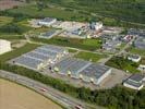 Photos aériennes de "zi" - Photo réf. U112411 - La zone industrielle d'Herrlisheim dans le Bas-Rhin