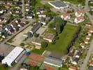 Photos aériennes de "sports" - Photo réf. U112427 - La Maison des Sports et de la Culture d'Herrlisheim dans le Bas-Rhin