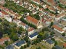 Photos aériennes de "lieux" - Photo réf. U112901 - L'glise Sainte-Jeanne-d'Arc, situe  Montigny-ls-Metz en Moselle, a t acheve en 1960