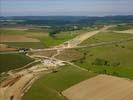 Photos aériennes de Mittelbronn (57370) | Moselle, Lorraine, France - Photo réf. U113153 - La tranche couverte sous lA4