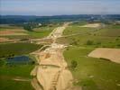 Photos aériennes de Mittelbronn (57370) | Moselle, Lorraine, France - Photo réf. U113154 - La tranche couverte sous lA4