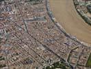 Photos aériennes de "centre" - Photo réf. U113463 - Pas moins de 1810 hectares du centre ville de Bordeaux ont t inscrits sur la liste du Patrimoine mondial de l'UNESCO.